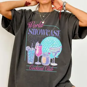 Epcot Drinking T-Shirt, World Showcase Cocktail Club Tshirt, Drinking Around The World Shirt, Epcot World Tour Shirt, Trip Tee