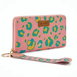 Wrangler Leopard Print Wallet/Wristlet for Women