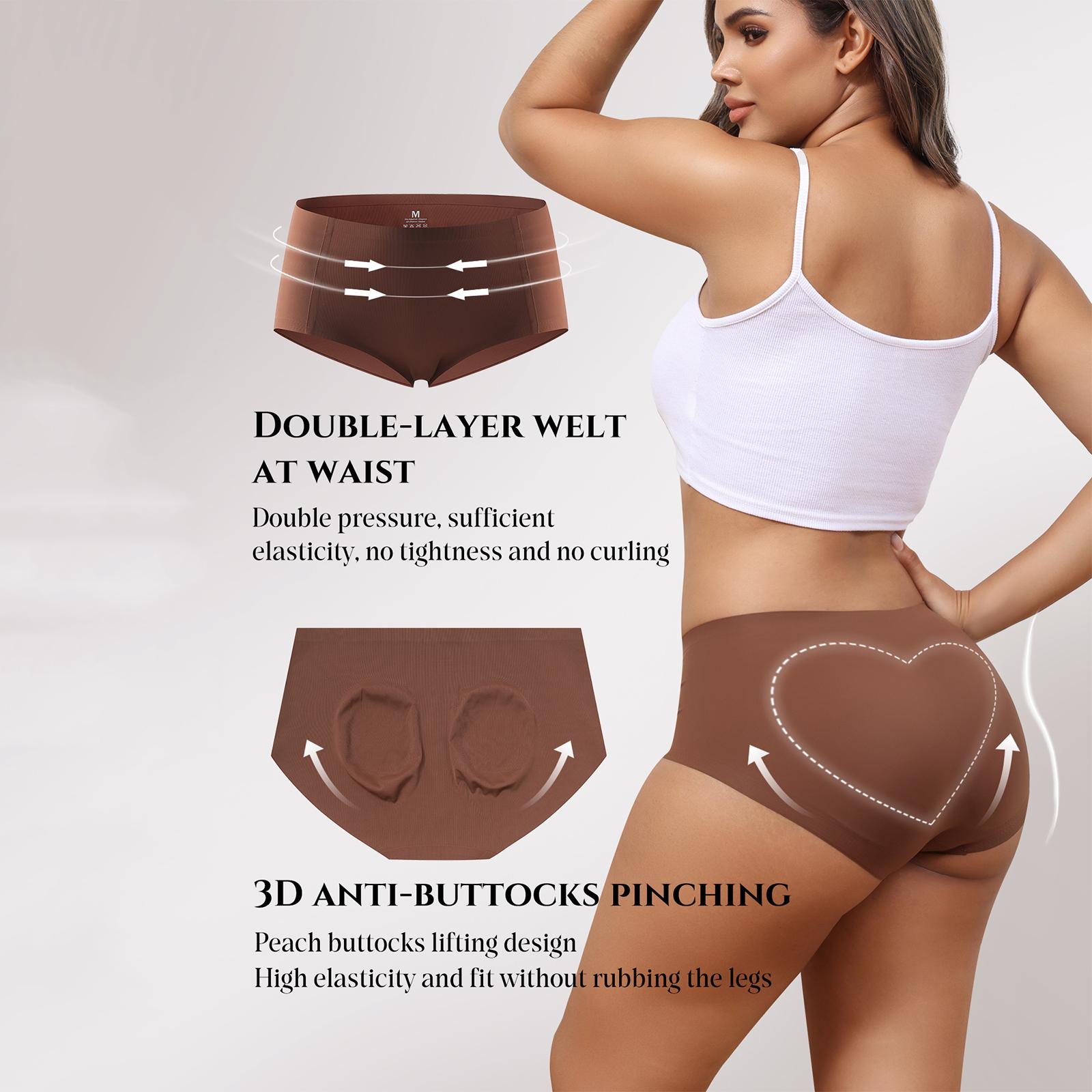 LEVAO Women’s Seamless Mid-Waisted Underwear, No Show Full Coverage Briefs, Stretchy Breathable Panties 6/12 Pack S-XXL, Everyday Comfort Womenswear LEVAO Women’s Seamless Mid-Waisted Underwear, No Show Full Coverage Briefs, Stretchy Breathable Panties 6/12 Pack S-XXL, Everyday Comfort Womenswear