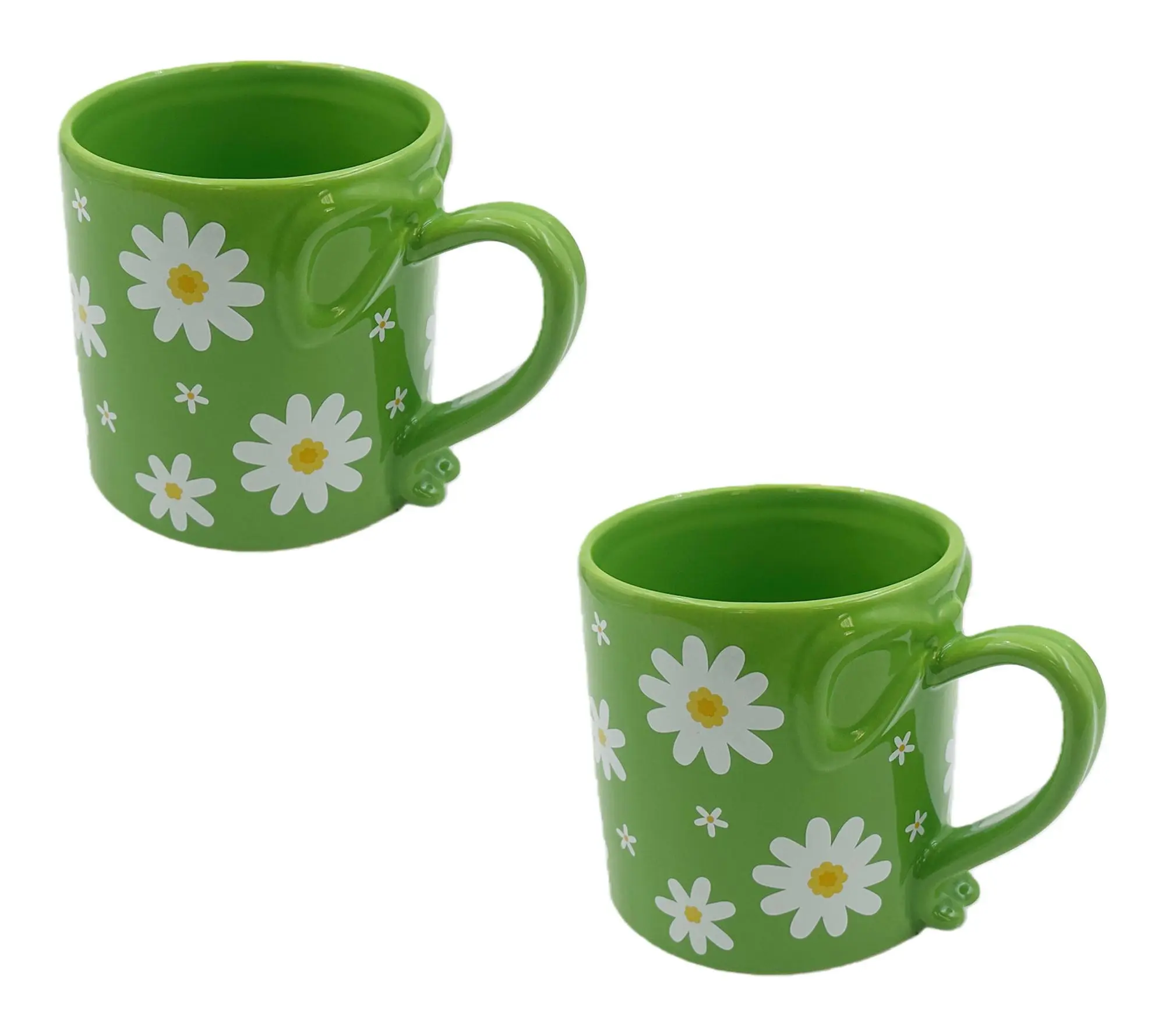 Temp-tations Set of (2) 16-oz Mugs with Figural Bow Handles Temp-tations Set of (2) 16-oz Mugs with Figural Bow Handles