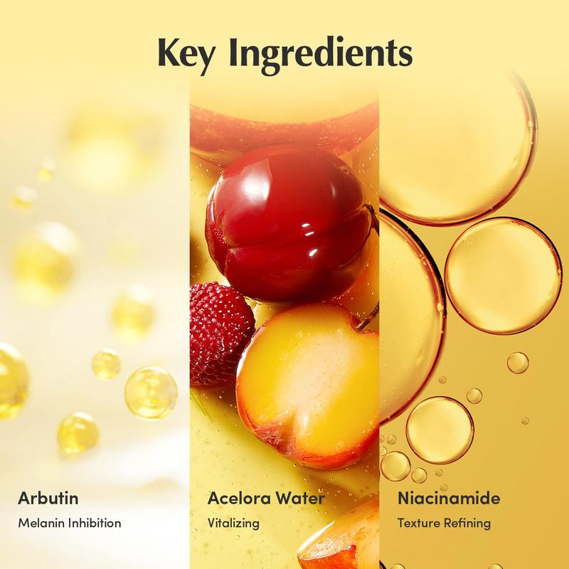 5pcs EQQUALBERRY Vitamin IlluminatingSerum -Brightening Vitamin C Serum withNiacinamide |Strengthens skin barrier IHydrates using Ceramide and HyaluronicAcid, 1.01oz / 30ml