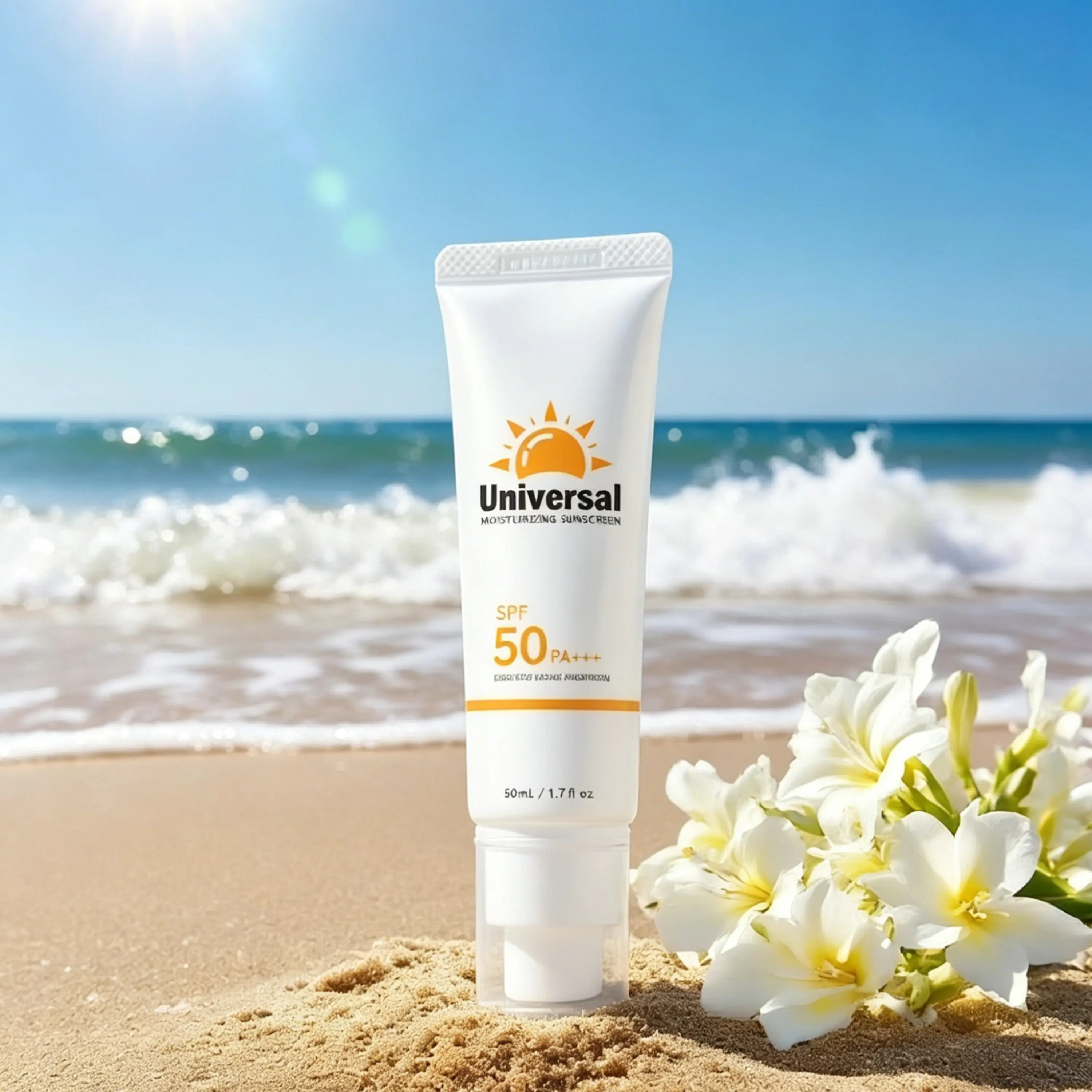 sunscreen to prevent sunburn and tanning Universal Protector Solar SPF 50, Protector Solar Con Color, Hydrating Sun Essence Face Sunscreen, No Sticky Waterproof，sunscreen to prevent sunburn and tanning