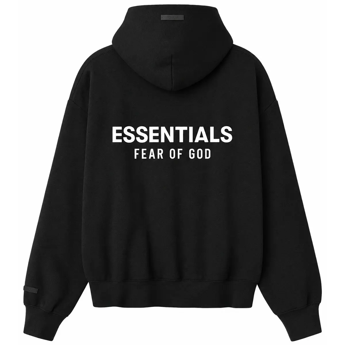 Fear of God Essentials Classic Hoodie (SS25) Vintage Black Men Or Women streetwear