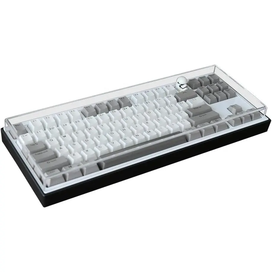 Hard Acrylic Compact Keyboard Dust Cover - 96 Keys Transparent Protective Cover, Compatible with Different Types of Computer Gaming Keyboards (14.57in x 4.84in x 0.87in), Suitable for All Ages, 14.57''X4.84''X0.87'', Different Types Of Keyboards