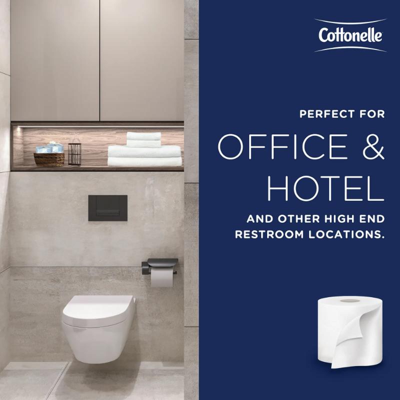 Cottonelle Professional Standard Roll Toilet Paper, Bulk (13135), 2-Ply, White