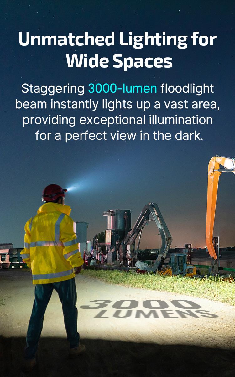 OLIGHT Perun 3 Headlamp 3000 Lumens White Light and Red Light