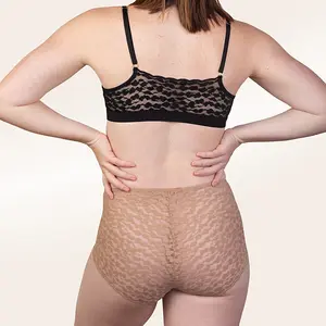Her Highness Briefs - Cotton Lace Design, Soft Fabric, Comfortable Womenswear, Basic Style, Perfect for Everyday Wear