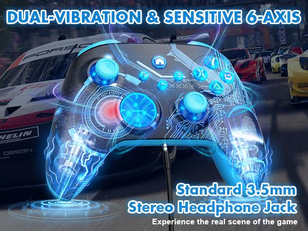 Multi-Platform WiFi Wireless Controller for Xbox One/Series X|S, Switch, Windows 10/11,Hall Effect Triggers, Turbo & Macro Programmable Gamepad with RGB Battery Indicator, 3-Way Connectivity,TikTokShopStockUp