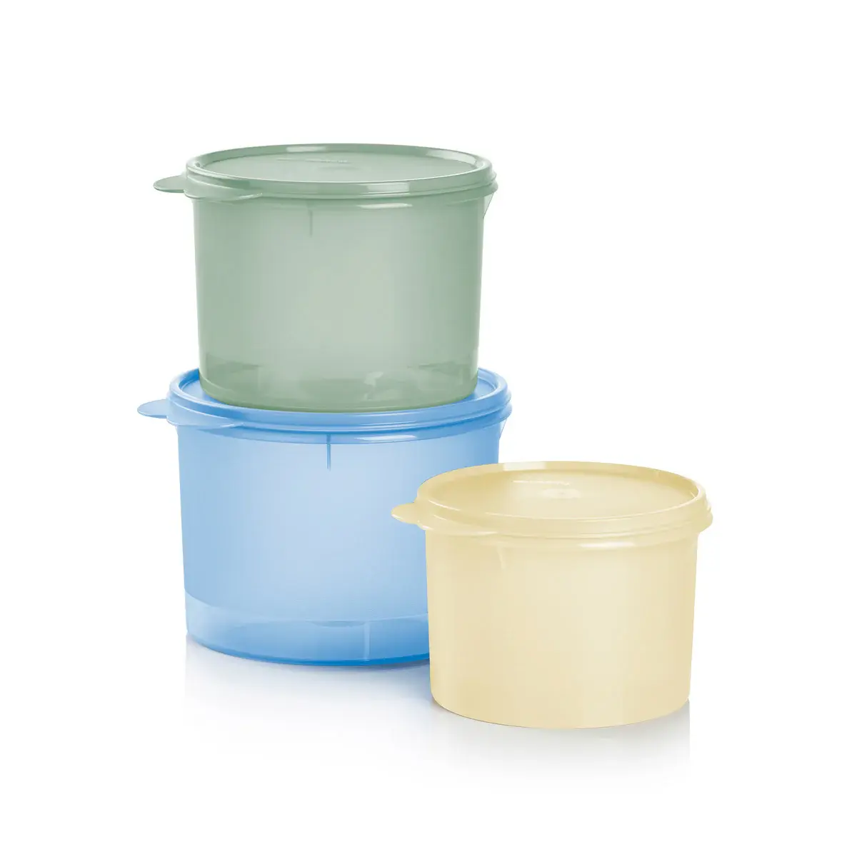 Tupperware Classic Stacking Canister Set - Fun Spring Colors