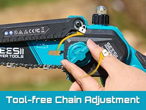 2-IN-1 Cordless 6-inch Electric Pole Saw, SeeSii Brushless Chain Saw with 2x 2.0Ah Battery, 16-Foot MAX Reach Brach Tree Saw with Extension Pole for Wood Cutting Garden CH600  #TikTokShopBlackFriday