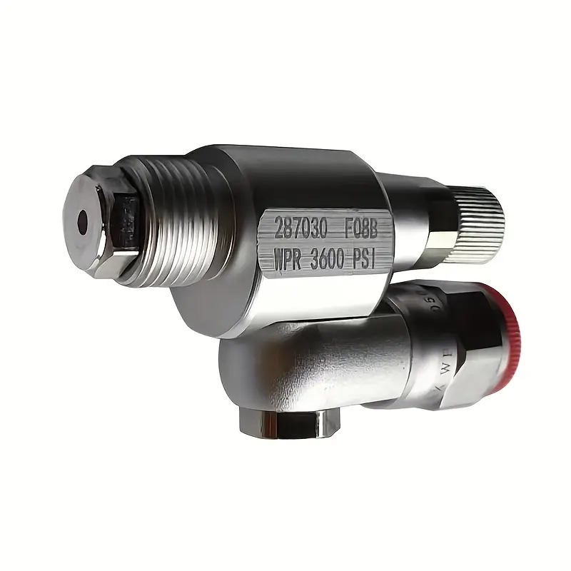 Clean Shot Shut-Off Valve Swivel Joint, Threaded Spray Gun Paint Sprayer Adapter, 7/8-Inch 180° Rotation, High-Pressure Airless Gun Painting Tools, Threaded Adapter, Precision Painting, Control, Durable, High Pressure Compatibility
