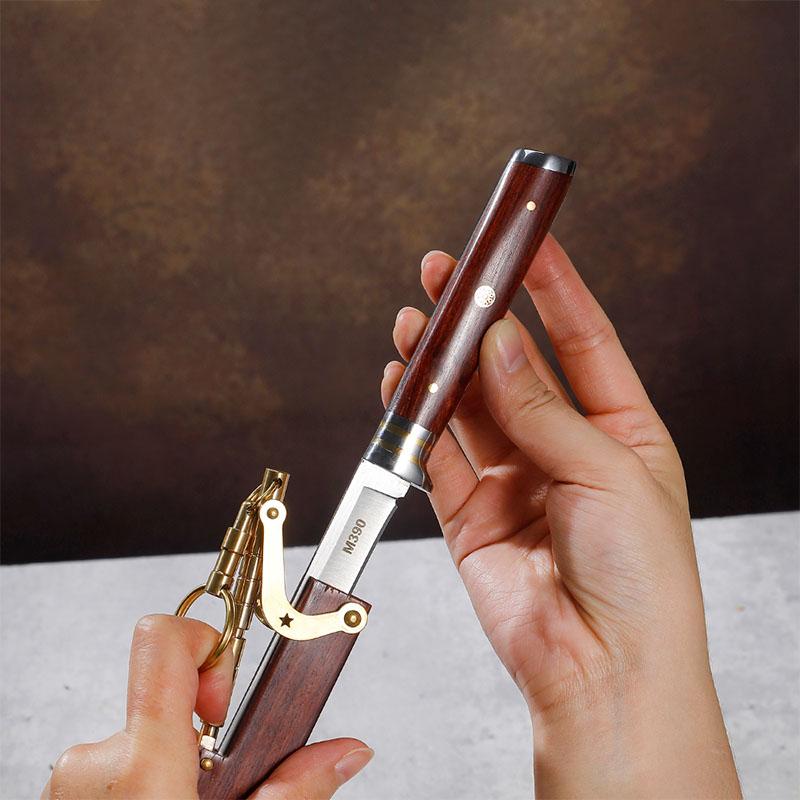 Household fruit knife, wooden handle style, stainless steel knife