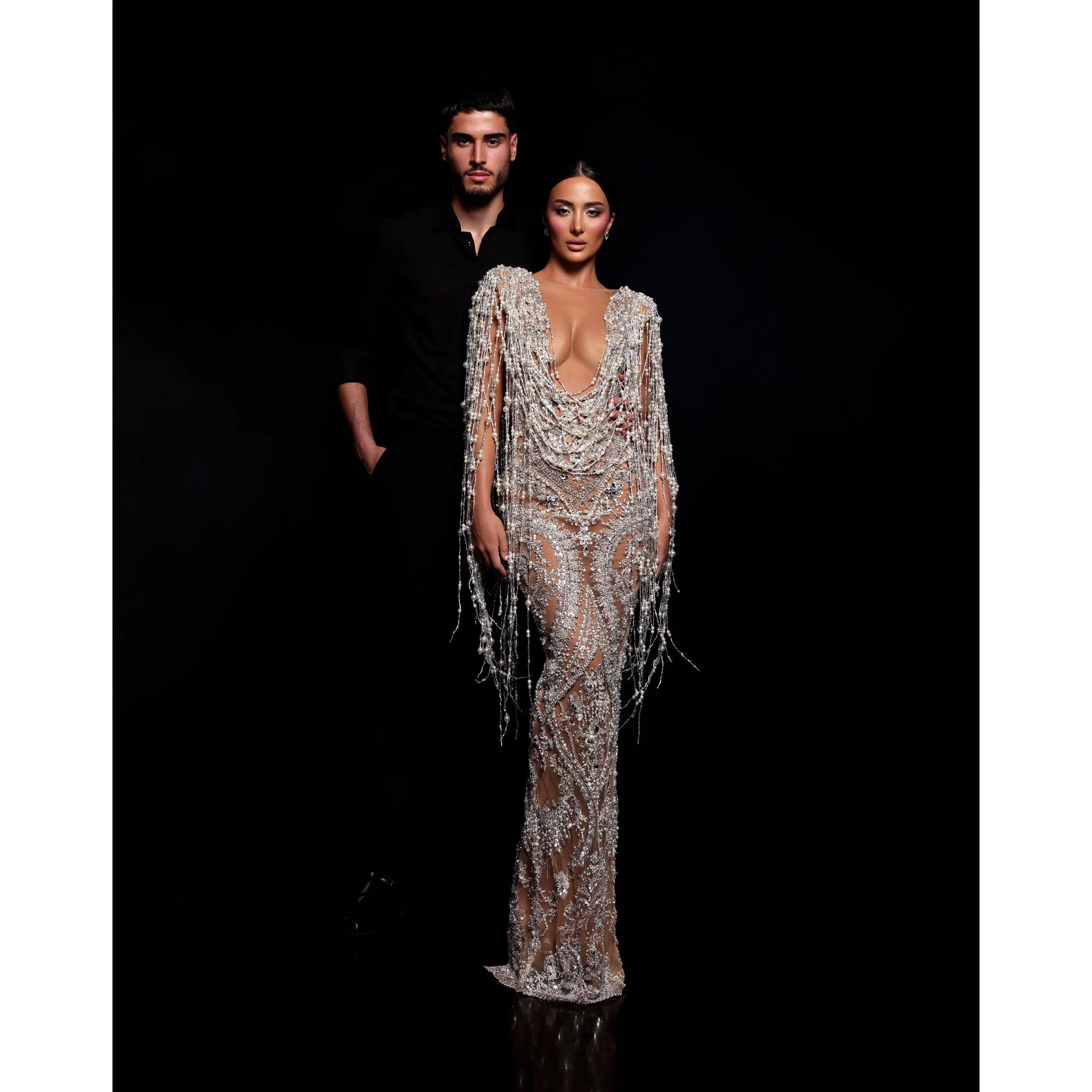 Pearly Bridal Dress