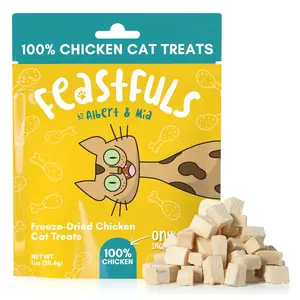 Feastfuls™ - Natural Freeze-Dried Chicken Cat Treats