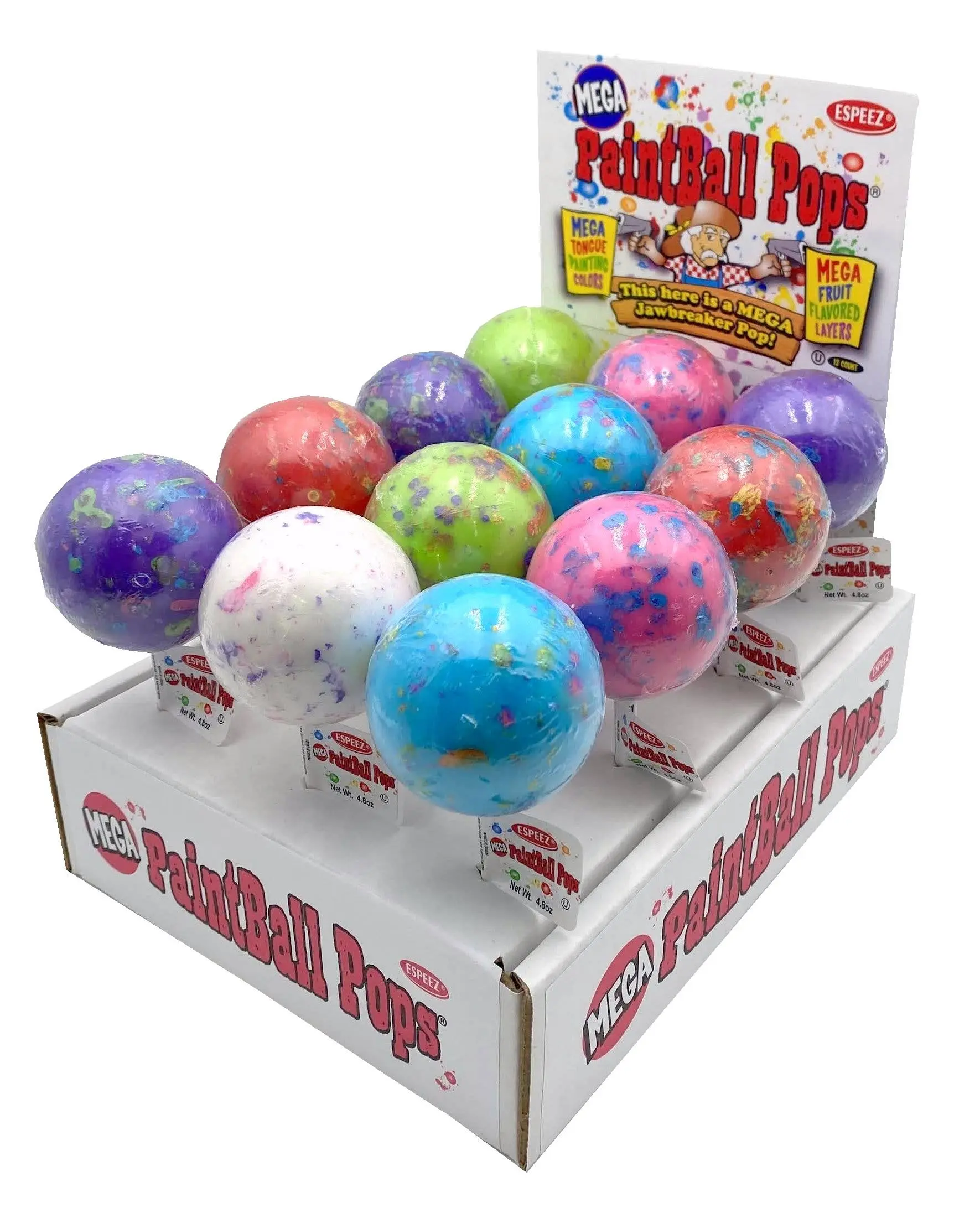 Mega Paintball  Classic Giant Jawbreaker Candy