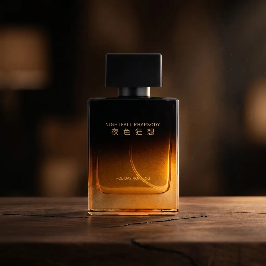 Men's Nightfall Eau de Toilette - 1.7 fl oz Single Bottle, Alcohol-Based Woody Fruity Scent with Lemon, Vanilla & Citrus Notes, Refreshing Fragrance for Casual Attire, Alcohol Base