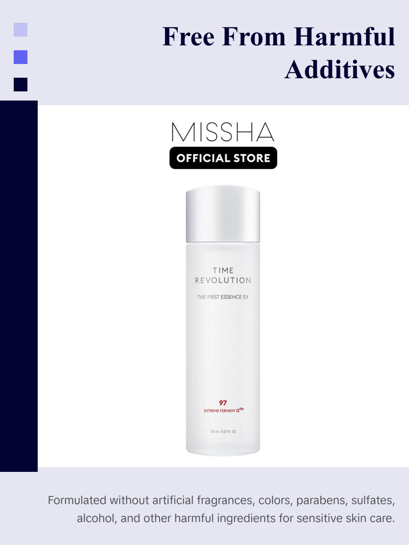 [MISSHA Official] Time Revolution The First Essence 5X - Cica Yeast Ferment Brightening Essence