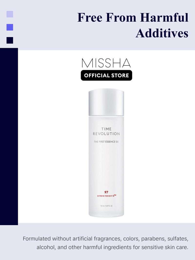 [MISSHA Official] Time Revolution The First Essence 5X - Cica Yeast Ferment Brightening Essence