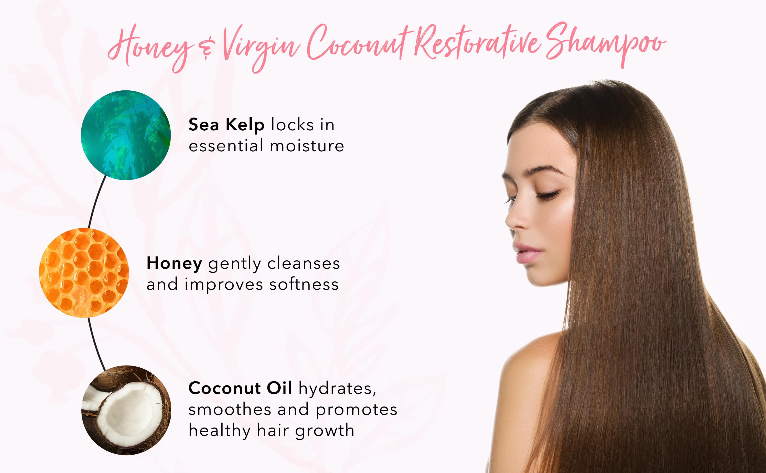 Honey and Virgin Coconut Restorative Shampoo