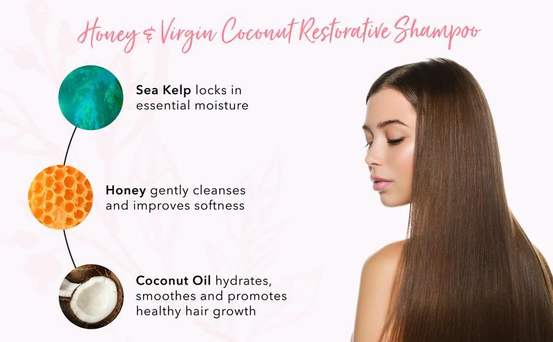 Honey and Virgin Coconut Restorative Shampoo