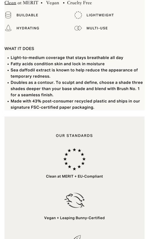 The Minimalist Perfecting Complexion Stick - Foundation & Concealer