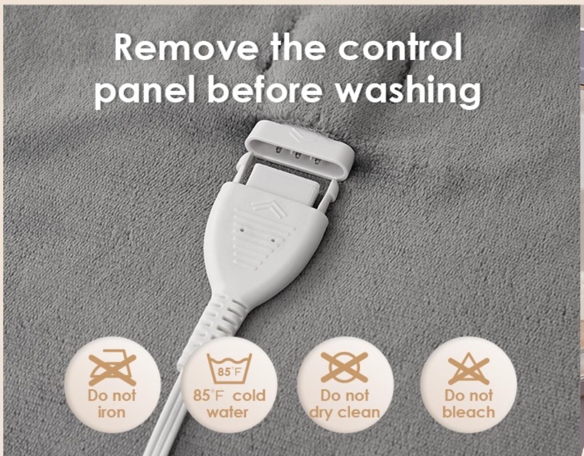 YOOFOSS Heated Blanket Electric Blanket Throw - Heating Blanket with 5 Heating Levels & 12 Hours Auto Off, Soft Cozy Sherpa FleeceWashable Blanket with Fast Heating