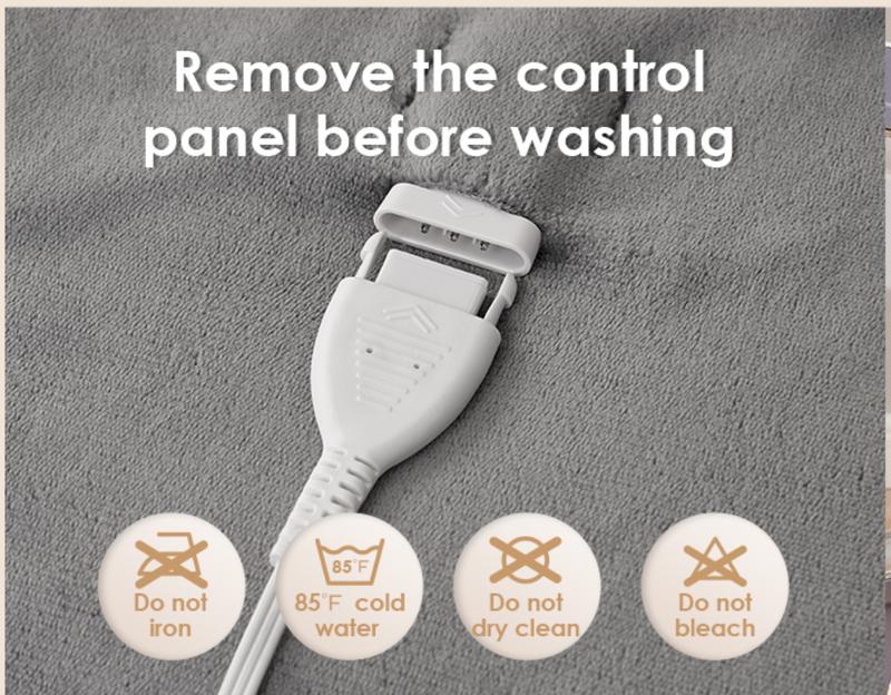 YOOFOSS Heated Blanket Electric Blanket Throw - Heating Blanket with 5 Heating Levels & 12 Hours Auto Off, Soft Cozy Sherpa FleeceWashable Blanket with Fast Heating