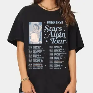 Unisex Freya Skye Stars Align Tour 2026 shirt for fans