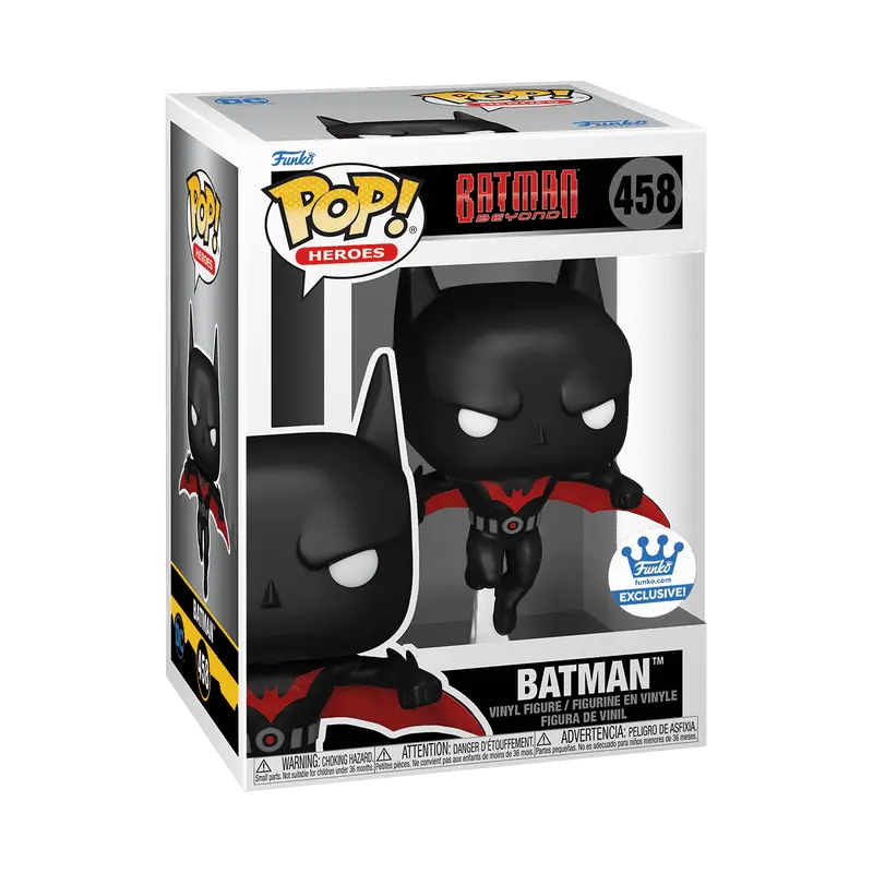 Funko Pop! DC - Batman Beyond (Common) #458 Exclusive (Sticker may vary) Collectible Pop Vinyl Figure