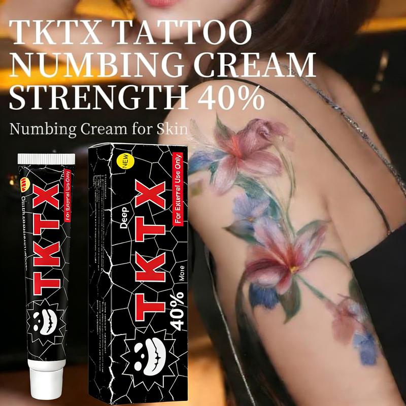 2 Pcs Tattoo Numbing Cream - Topical Anesthetic Cream - Pre-tattoo Numbing Gel, 40% Strong Numbing Cream for Skin Tattoos,  Laser Procedures