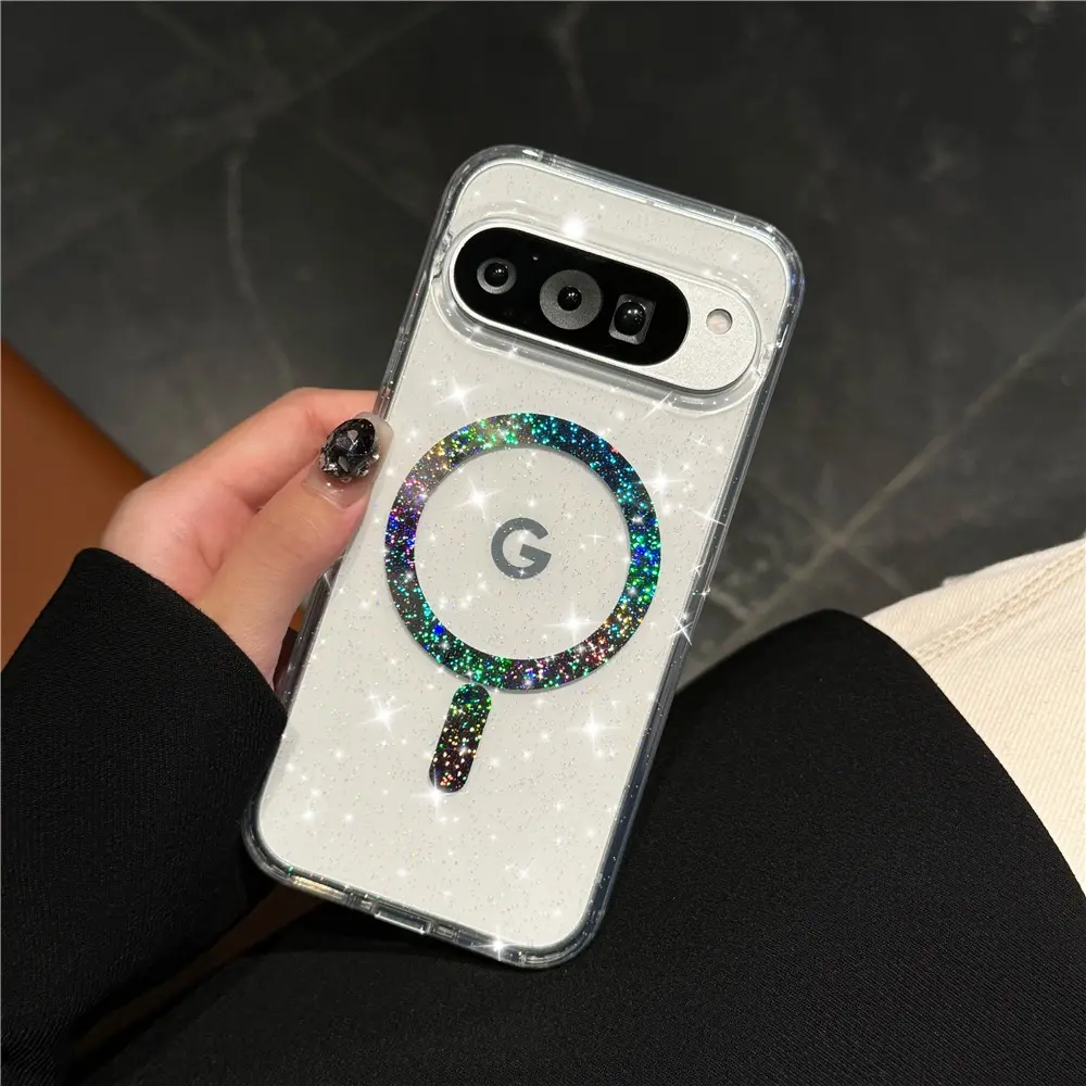 【Big Deals Today】NganGee Colorful Ring Pixel Phone Case for Google 9Pro XL For Google 9 Pro-xl For Google 9 Pro For Google 9 A For Google 8 A For Google 8 Pro For Google 8Accessories Protection summerwins