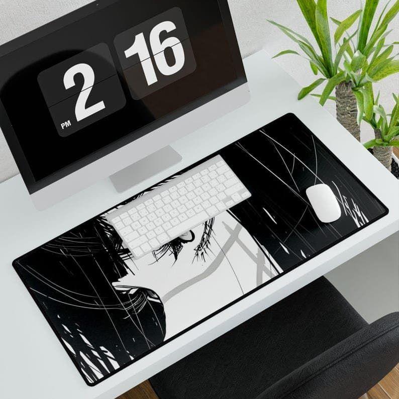 Chainsaw Man Yoru Desk Mat, Anime Mouse Pad, Large War Devil Gaming Pad, Manga Office Decor, Otaku Gift, Aesthetic Desk Setup