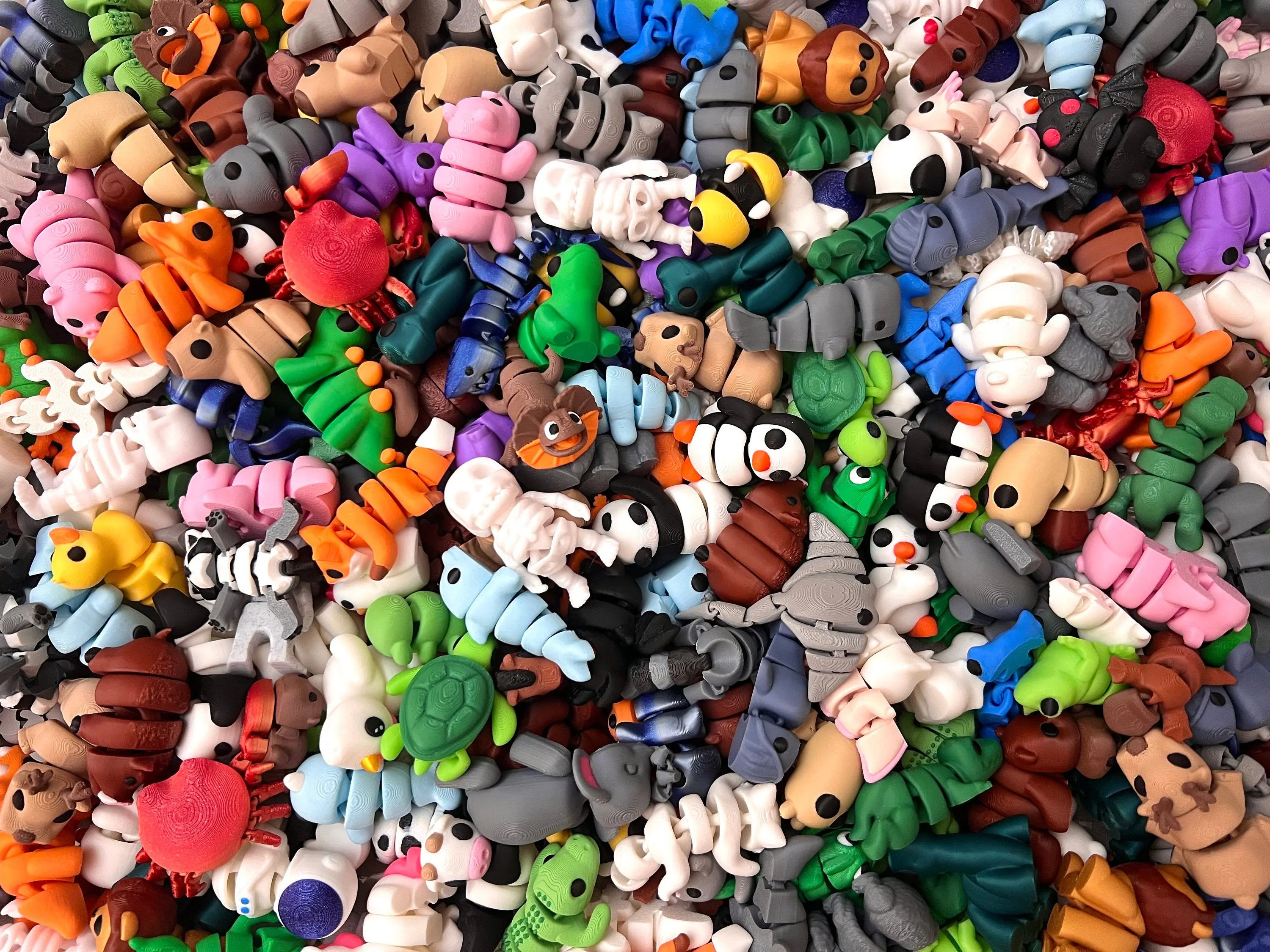 Mini Animals - Listing #1/2 - Cute Miniature Articulated Figurines