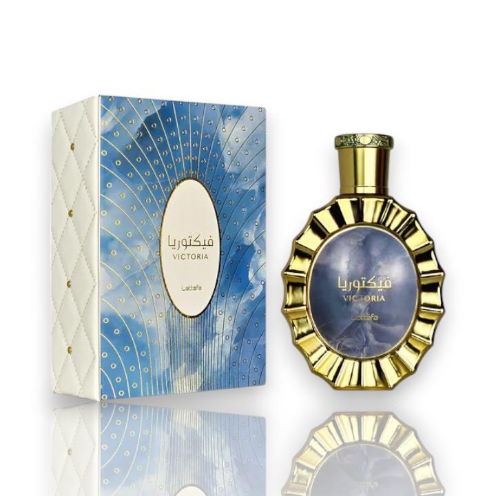 Lattafa Perfumes | Victoria | Eau De Parfum | 100 ML | 3.4 oz | Elegant Scent | Natural Spray | Unisex Fragrance | Lemon Meringue Fragrance Lattafa Perfumes | Victoria | Eau De Parfum | 100 ML | 3.4 oz | Elegant Scent | Natural Spray | Unisex Fragrance | Lemon Meringue Fragrance