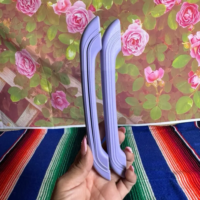 Silicone Comal Handle Holders 1 Set of 2 Pieces for Griddle Models 4196 & 4198 Ribbed Design Colorful Options 8"x1" Heat Resistant Kitchen Accessories