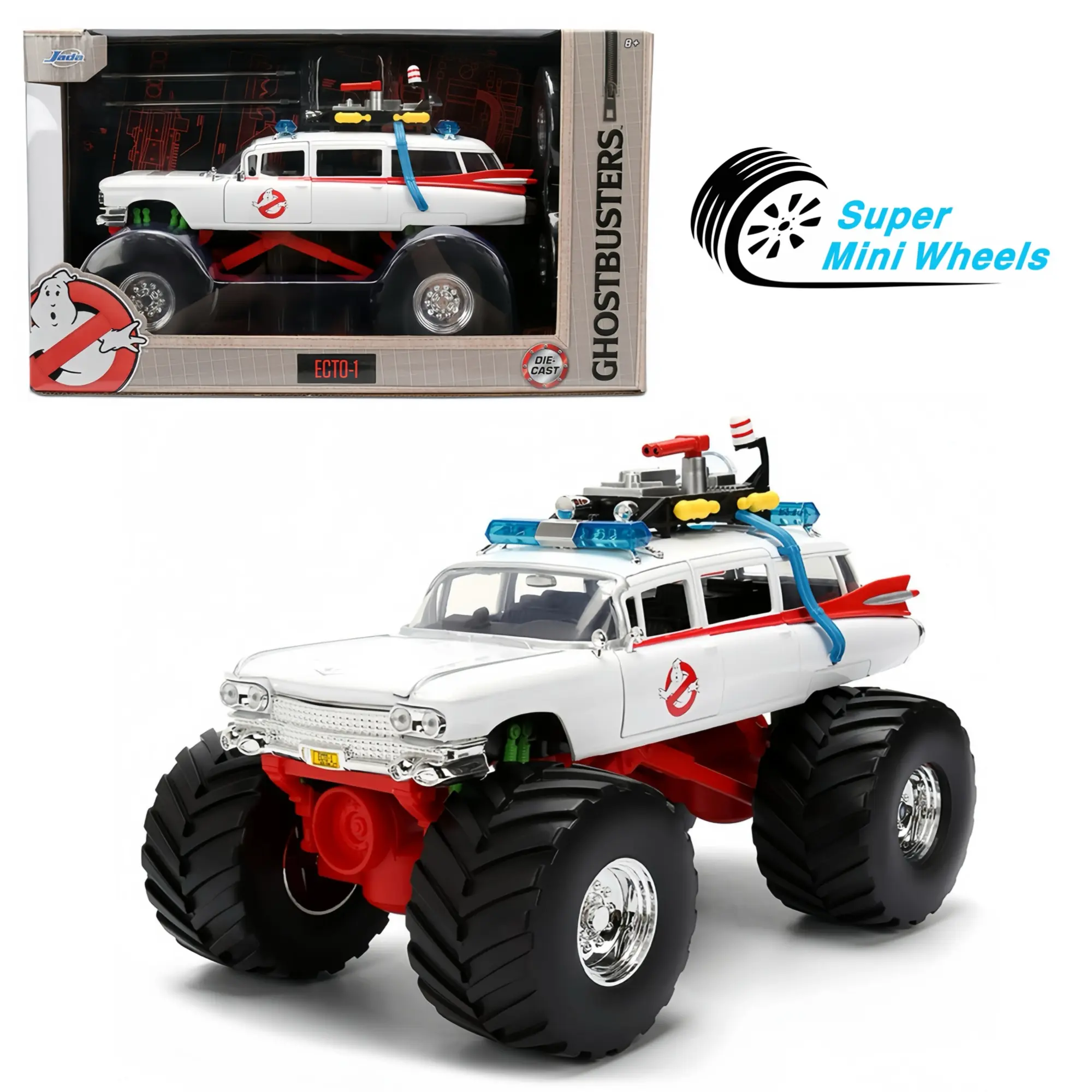 Jada 1:24 Ghostbusters Ecto-1 Monster Truck Version #35943
