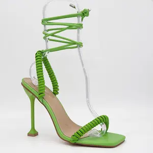 Telephone Babe Green Heels