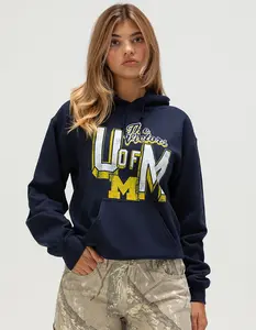 ORIGINAL RETRO BRAND University of Michigan Womens Hoodie