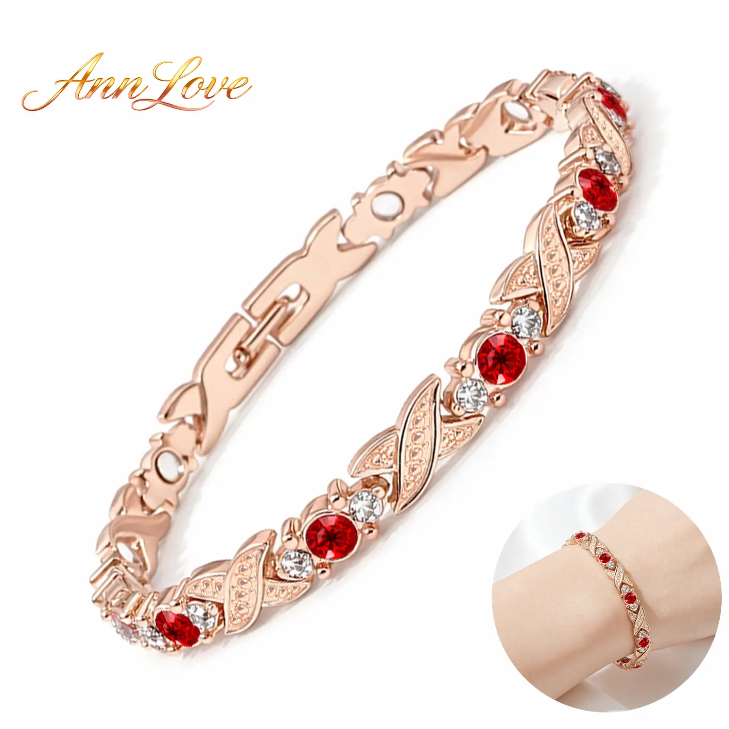 Energy Magnet Bracelets for Women - Women'sMagnetic Therapy Bangles with Adjustable Wristband -Modern & Stylish -bracelet for men-luck bracelet-Mother's Day-bracelets for women -Giftfree shipping