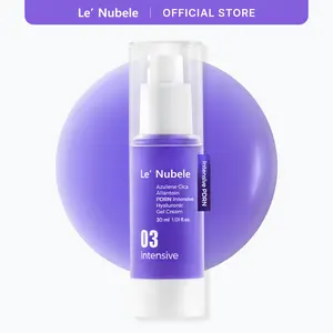[Le Nubele] AZULENE CICA ALLANTOIN PDRN INTENSIVE HYALURONIC GEL CREAM | Moisturizers for Sensitive Skin | PDRN 2,000ppm + Azulene Cica + Allantoin | Korean Skincare | 1.01 fl.oz