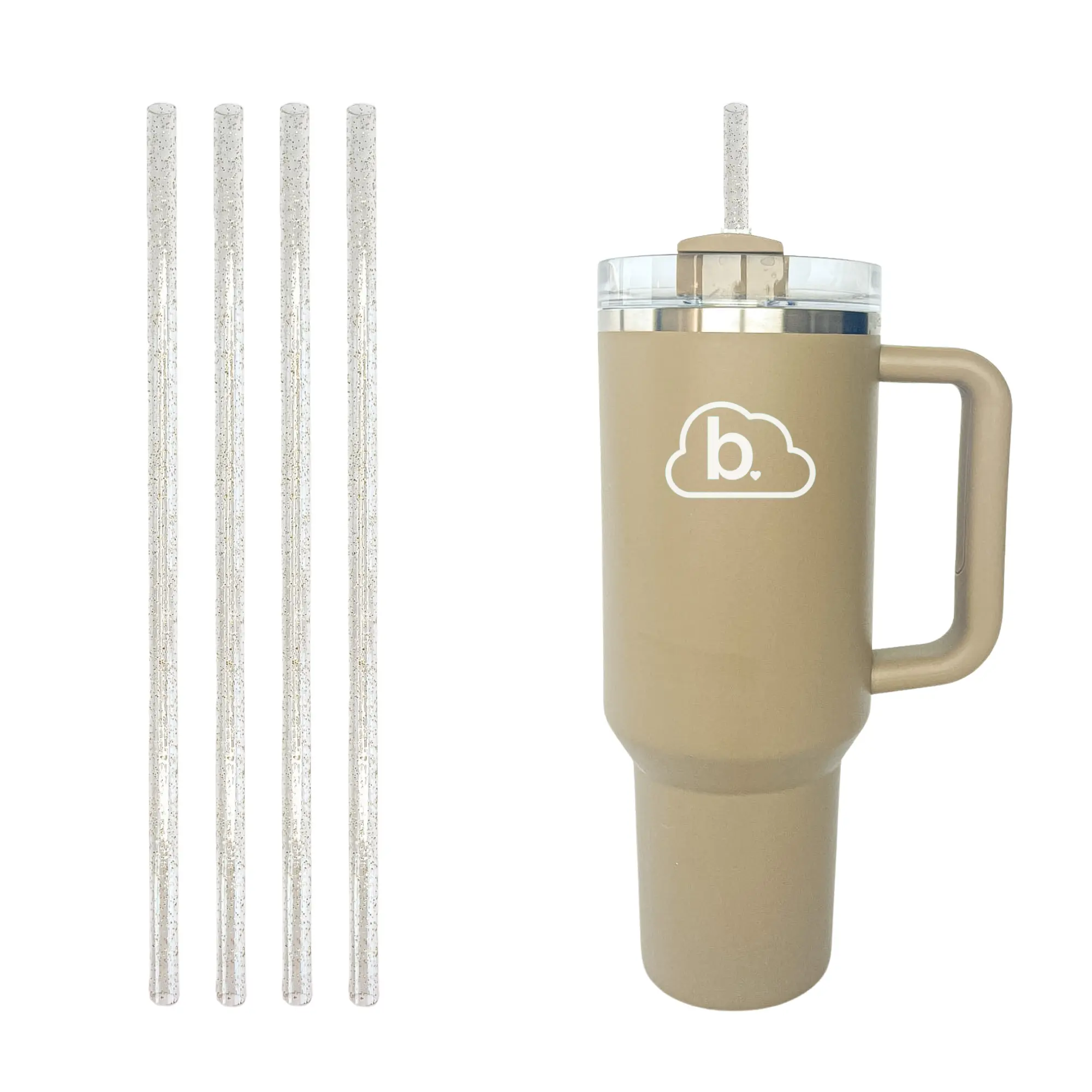 Gold Glitter 40oz Straws | Sparkly Tumbler Straws, Tumbler Accessories