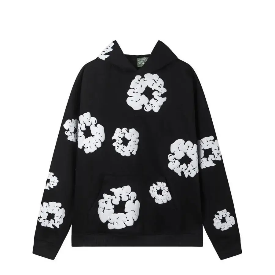 Men's and women's casual hooded sweatshirts, casual and comfortable hooded sport shirts,Y2K street style, loose fit design