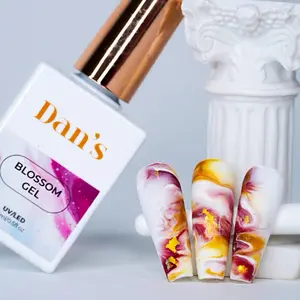 Blooming Nail Art Gel – Blossom Effect Gel for Marble, Floral, Snake Skin & Watercolor Nail Designs