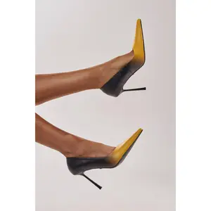 AZALEA WANG YELLOW OMBRE EFFECT STILETTO PUMP