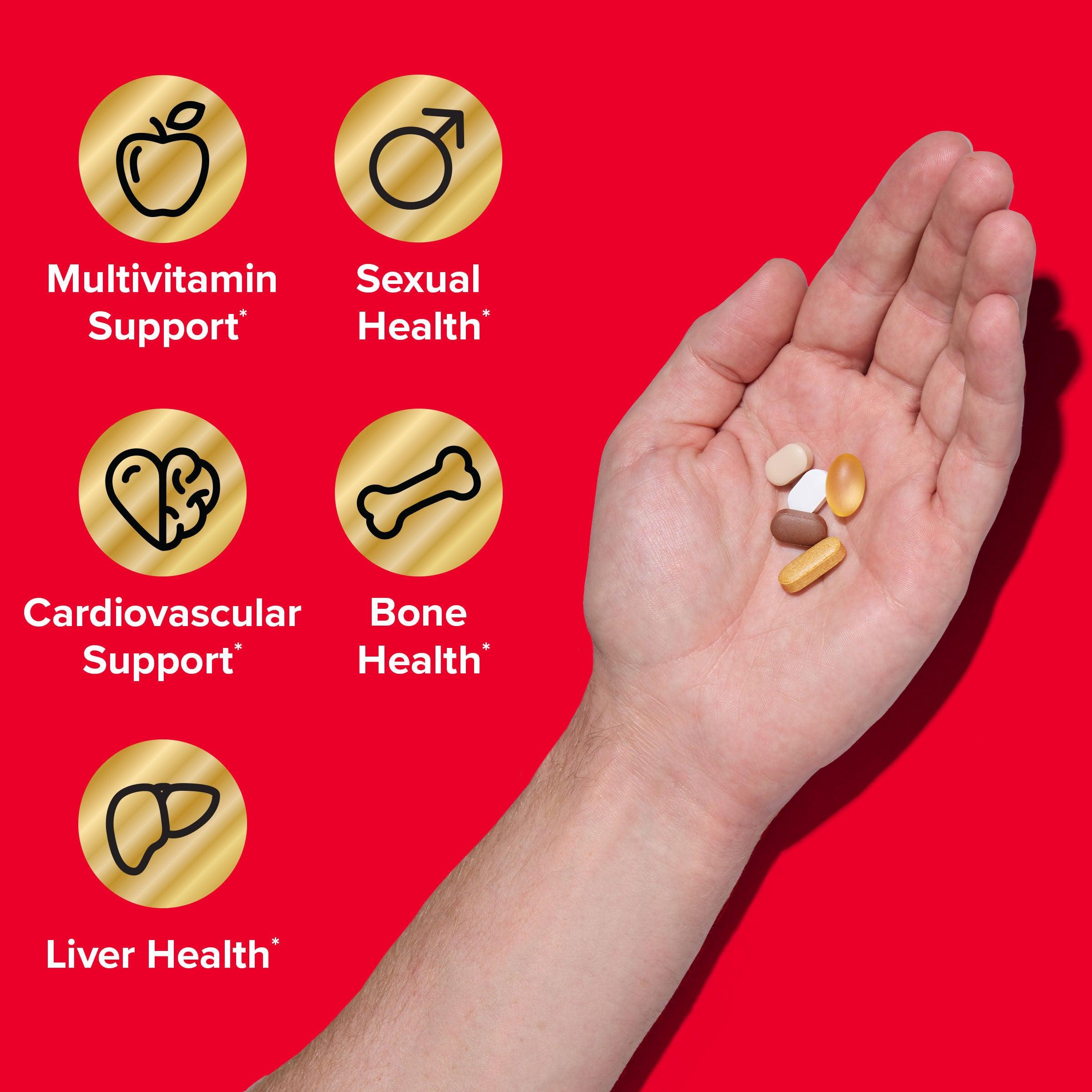 GNC 2-Pack Bundle: GNC Mega Men 40+ Vitapak Program (30 servings), Stress & Bone Support, 30 Count, Healthcare, Edible Dietary Supplement, Overall Wellness, Fitness, Spring Glow Up