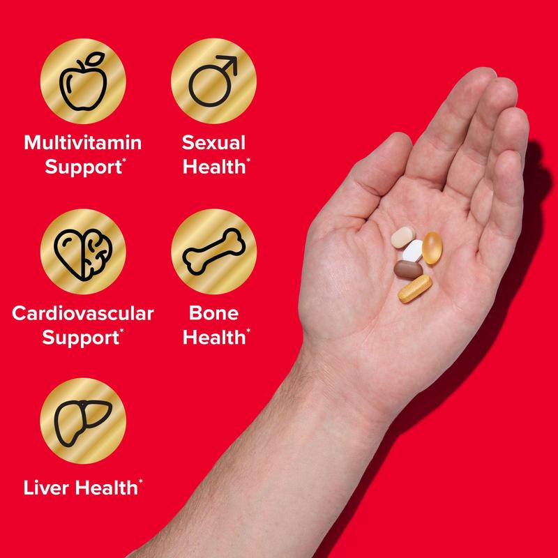 GNC 2-Pack Bundle: GNC Mega Men 40+ Vitapak Program (30 servings), Stress & Bone Support, 30 Count, Healthcare, Edible Dietary Supplement, Overall Wellness, Fitness, Jumpstart