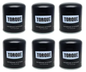 Torque 6 Pieces of 950011 Cartridge for WABCO System Saver 1000 & 1200 & Bendix AD-SP and AD-is Air Dryer (Replaces Bendix 5008414, 109994 Meritor r950011, 950011, Wix 24374) (6 x TR950011)