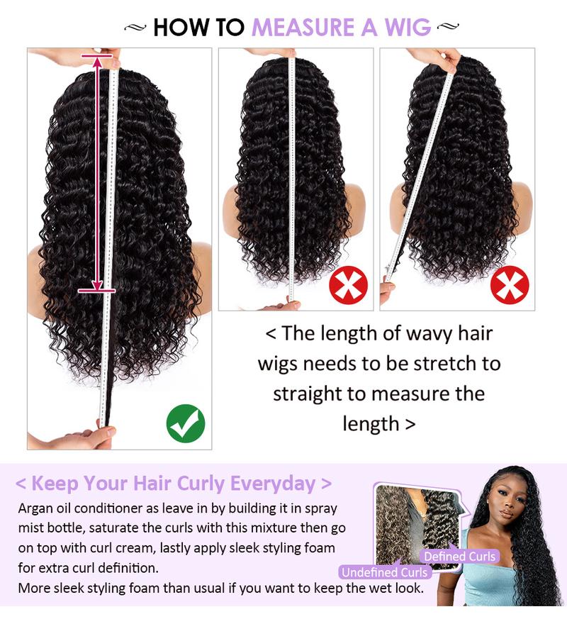 Cynosure Hair Curly 13x6 Lace Front Wig Human Hair Pre Plucked Pre Bleached 13x6 HD Lace Frontal Wig Affordable Human Hair Wigs For Women