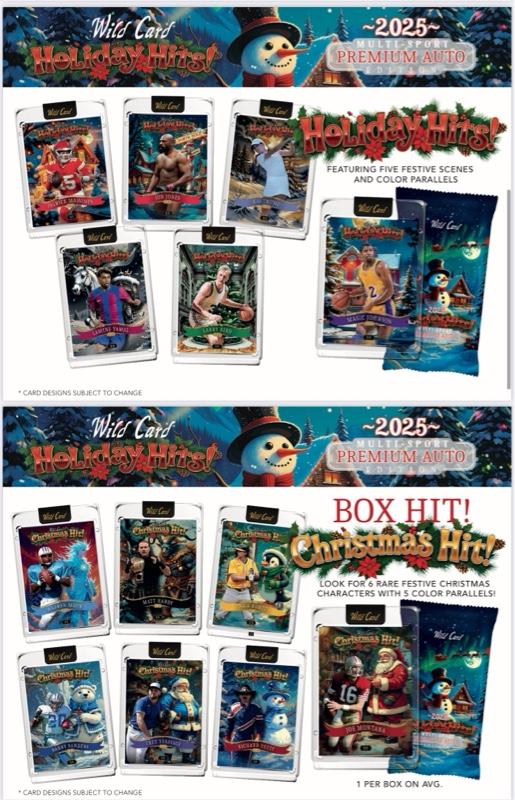 2025 Wild Card Holiday Hits Multi Sport Premium Auto Edition