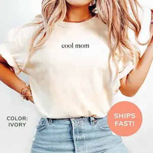 [SALE UP TO 50% + FREE SHIP]  Comfort Colors® Cool Mom Shirt Cool Moms Club Shirt Mom Life Shirt Mother’s Day Shirt Mom Appreciation Shirt Shirt for Cool Moms